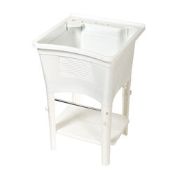 Zenith 24 in. W X 24 in. D Single Composite Laundry Tub