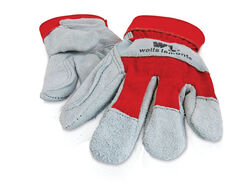 Wells Lamont Universal Palm Work Gloves Red L 1 pair