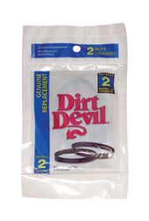 Dirt Devil Vacuum Belt For Fits all original Broom Vacs with M7 model number 2 pk