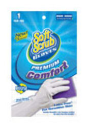 Soft Scrub Vinyl Cleaning Gloves M White 1 pk