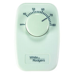 White Rodgers Heating Dial Single Pole Line Voltage Baseboard Thermostat