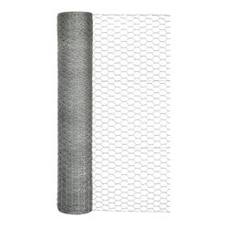 Garden Craft 36 in. H X 150 ft. L 20 Ga. Silver Poultry Netting