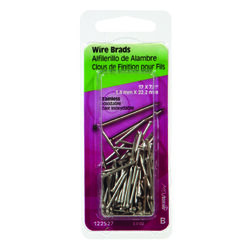 Hillman 17 Ga. G X 7/8 in. L Stainless Steel Brad Nails 1 pk 2 oz