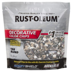 Rust-Oleum EpoxyShield Indoor and Outdoor Tan Blend Decorative Color Chips 1 lb