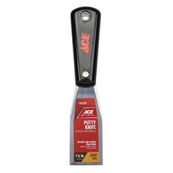 Ace 1-1/2 in. W High-Carbon Steel Stiff Putty Knife