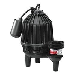 Ace 1/2 HP 7800 gph Thermoplastic Tethered Float Sewage Pump