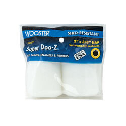 Wooster Super Doo-Z Fabric 3 in. W X 3/8 in. S Trim Paint Roller Cover 2 pk