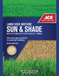 Ace Green Turf Mixed Sun/Shade Lawn Seed Mixture 1 lb