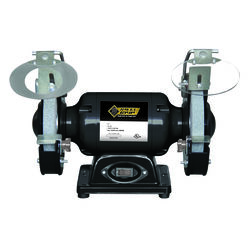 Steel Grip 6 in. Bench Grinder 1/3 HP 2.1 amps 3450 rpm