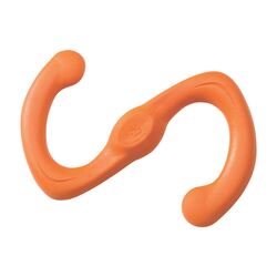 West Paw Zogoflex Orange Bumi Synthetic Rubber Dog Tug Toy Small