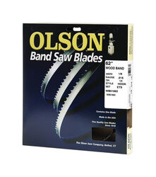 Olson 62 in. L X 0.1 in. W X 0.02 in. thick T Carbon Steel Band Saw Blade 14 TPI Hook teeth 1 pk