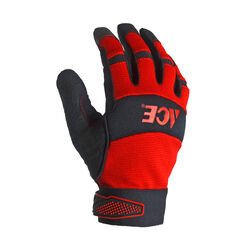 Ace Men's Indoor/Outdoor General Purpose Work Gloves Red L 1