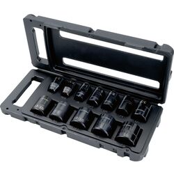 Craftsman 1/2 in. drive S SAE 6 Point Standard Impact Socket Set 12 pc