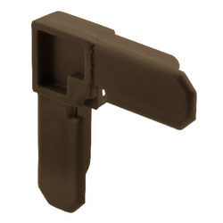 Prime-Line Bronze Plastic 3/8 in. W X 3/4 in. L Screen Frame Corner 1 pk
