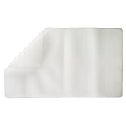 Living Accents 28 in. L X 16 in. W Clear Thermo Plastic Elastomer acre Bath Mat Latex Free