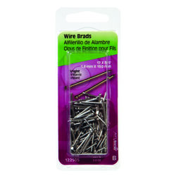 Hillman 17 Ga. G X 3/4 in. L Bright Steel Brad Nails 1 pk 2 oz