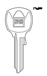 Hy-Ko Traditional Key Automotive Key Blank Single For For National locks