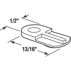 Prime-Line White Nylon Screen Clip For 1/2 inch 25 pk