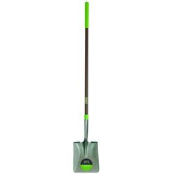 Ames Steel blade Fiberglass Handle 9.75 in. W X 61.25 in. L Transfer Square Point Shovel