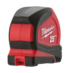 Milwaukee 25 ft. L X 1.65 in. W Compact Tape Measure 1 pk