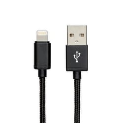 Fuse Lightning to USB Charge and Sync Cable 6 ft. Black