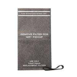 Craftsman 1 in. L X 6 in. W Wet/Dry Vac Filter 3 pc