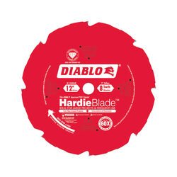 Diablo HardieBlade 12 in. D X 1 in. S Polycrystalline Diamond Tipped Fiber Cement Blade 8 teeth