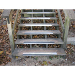 HandiTreads 2.75 in. W X 30 in. L Powder Coated Gray Aluminum Stair Tread