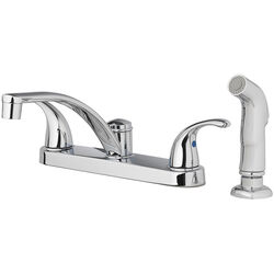 OakBrook Coastal 2 handle Kitchen w/Sprayer Two Handle Chrome Kitchen Faucet Side Sprayer Included