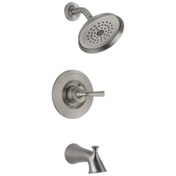 Delta Monitor Lorain 1-Handle Stainless Steel Tub and Shower Faucet