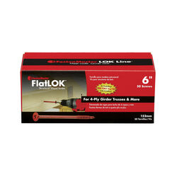 FastenMaster FlatLok No. 14 S X 6 in. L Torx Ttap Epoxy Wood Screws 50 pk