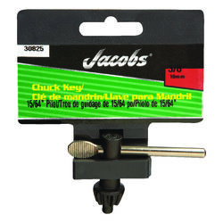 Jacobs 1/2 in. S X 1/4 in. S K30 Chuck Key T-Handle Steel 1 pc