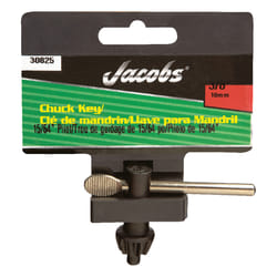 Jacobs 1/2 in. S X 1/4 in. S K30 Chuck Key T-Handle Steel 1 pc