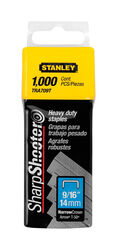 Stanley Sharp Shooter 27/64 in. W X 9/16 in. L Narrow Crown Heavy Duty Staples 1000 pk