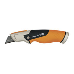 Fiskars Pro 5 in. Fixed Blade Pro Utility Knife Orange 1 pk
