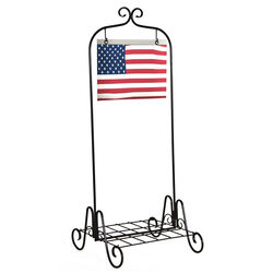 Panacea 36 in. H Black Steel Plant Stand