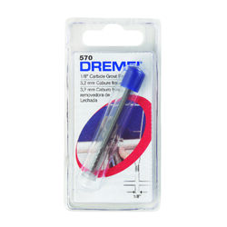 Dremel 1/8 in in. S X 1-1/2 in. L Carbide Tipped Grout Removal Bit 1 pk