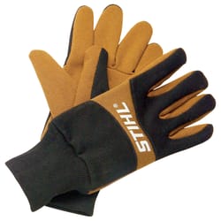STIHL Great Grip Outdoor Gloves Black/Brown M 1 pair