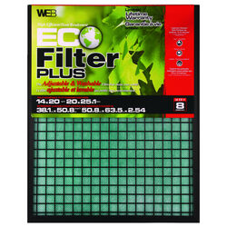 Web Eco Filter Plus 20 in. W X 25 in. H X 1 in. D Polyester 8 MERV Air Filter