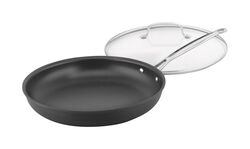 Cuisinart Chef's Classic Stainless Steel Skillet 12 in. Black