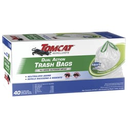Tomcat 4 Mint X 13 gal Trash Bags Drawstring 40 pk