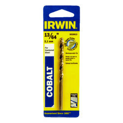 Irwin 13/64 in. S X 3-5/8 in. L Cobalt Steel Drill Bit 1 pc