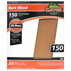 Gator 11 in. L X 9 in. W 150 Grit Garnet Sanding Sheet 1 sheet