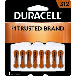Duracell Zinc Air 312 1.4 V Hearing Aid Battery 8 pk