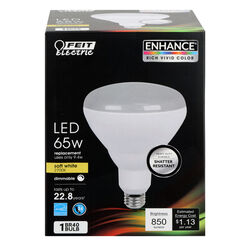 Feit Electric acre BR40 E26 (Medium) LED Bulb Soft White 65 Watt Equivalence 1 pk
