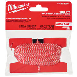 Milwaukee Bold Replacement Chalk String 100 ft. Red/White