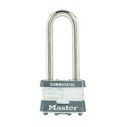 Master Lock 1-5/16 in. H X 1 in. W X 1-3/4 in. L Steel Double Locking Padlock 1 pk Keyed Alike