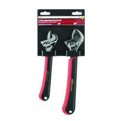 Ace Multiple S Adjustable Wrench Set 10 in. L 2 pc