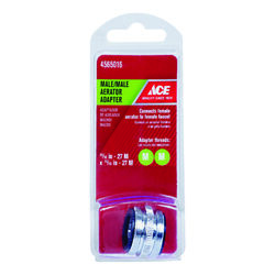 Ace Male Thread 15/16 in.-27M Chrome Aerator Adapter