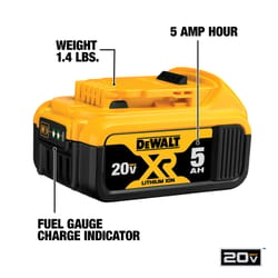 DeWalt XR 12 in. 20 V Battery Chainsaw Kit (Battery & Charger)